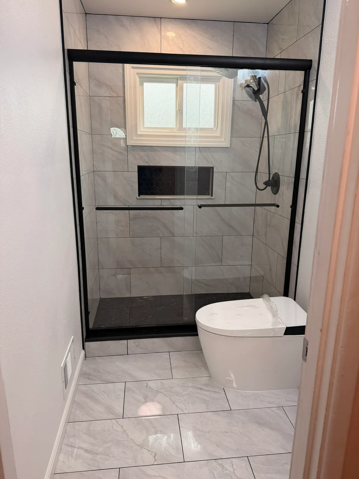 Bathrooms work